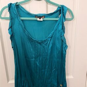 Roberto Cavalli Turquoise Tank Top